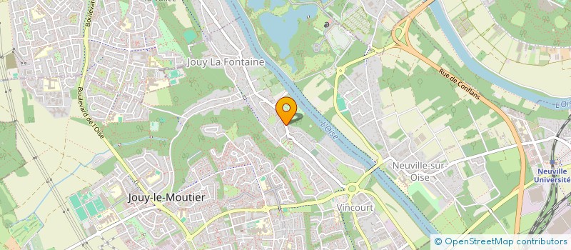 localisation de l'entreprise 877 843 763   CERGY