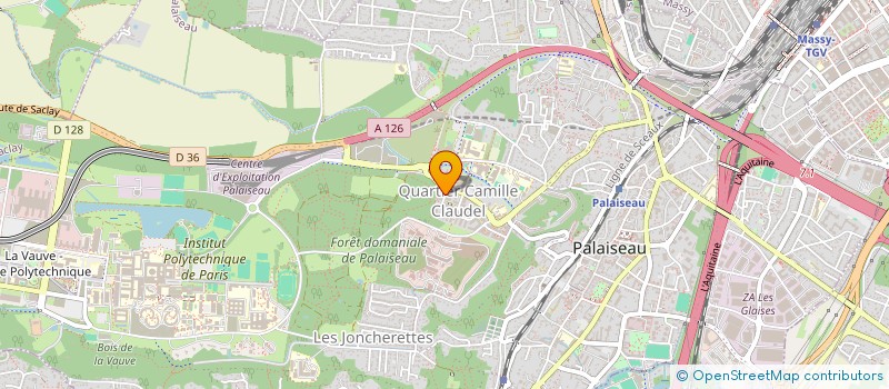 localisation de l'entreprise 877 877 407   PALAISEAU