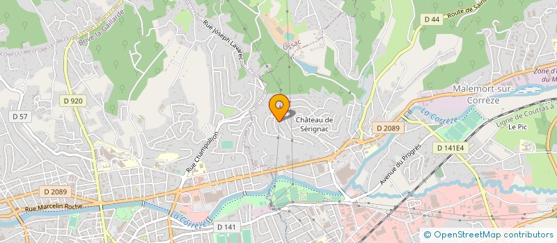 localisation de l'entreprise 877 886 937 à BRIVE-LA-GAILLARDE