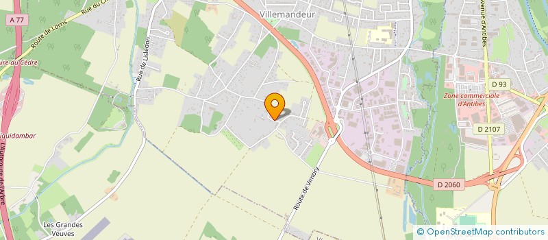 localisation de l'entreprise 877 887 596   VILLEMANDEUR