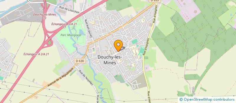 localisation de l'entreprise 877 892 927  à DOUCHY-LES-MINES