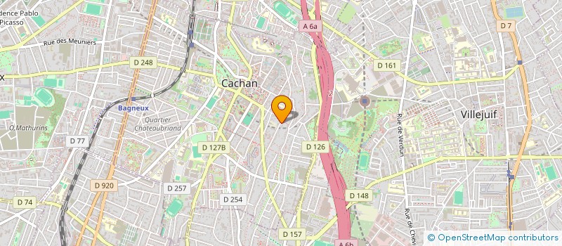 localisation de l'entreprise 877 908 194   CACHAN