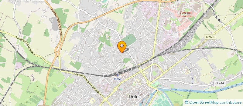 localisation de l'entreprise 877 923 284   DOLE