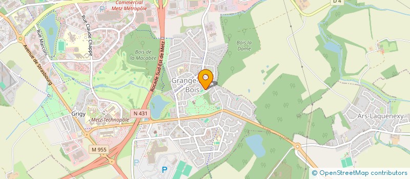 localisation de l'entreprise 877 932 541   METZ