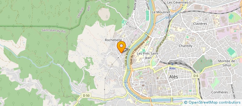 localisation de l'entreprise 877 933 150 à ALES