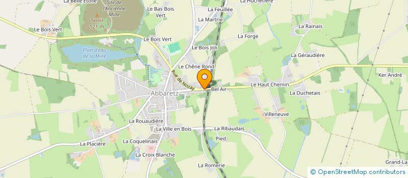 localisation de l'entreprise 877 980 110   ABBARETZ