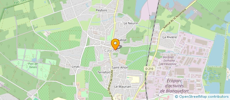 localisation de l'entreprise 878 000 629 à BLANQUEFORT