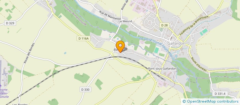 localisation de l'entreprise 878 007 475 à MENNECY