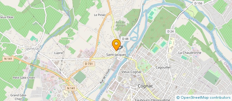 localisation de l'entreprise 878 032 556 à SAINTE-SEVERE