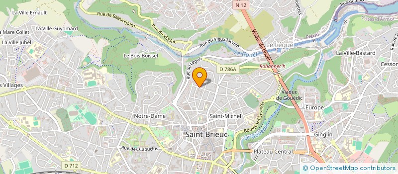 localisation de l'entreprise 878 055 144  à SAINT-BRIEUC