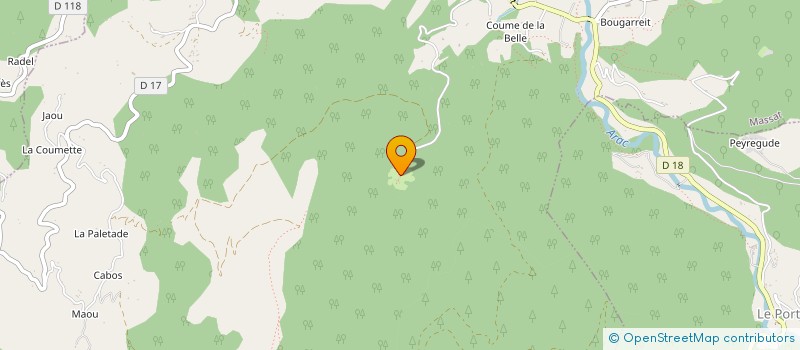 localisation de l'entreprise 878 117 357 à ROQUEFORT-LES-CASCADES