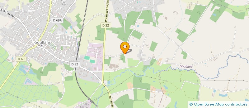 localisation de l'entreprise 878 136 787  à SOULLANS