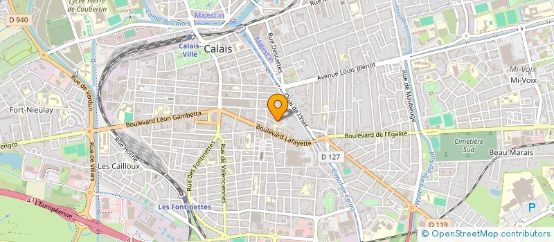 localisation de l'entreprise 878 155 423   CALAIS