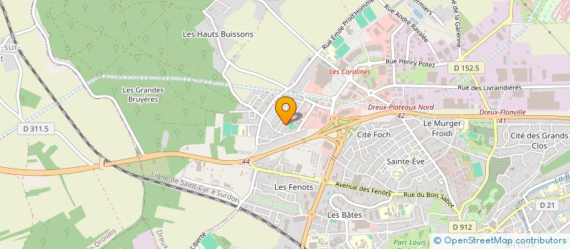localisation de l'entreprise 878 178 136 à DREUX