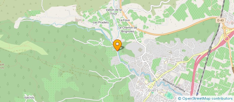 localisation de l'entreprise 878 190 784   CUERS