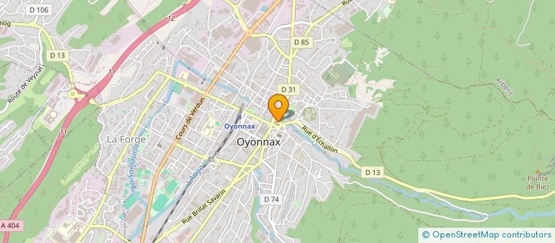 localisation de l'entreprise 878 220 532 à OYONNAX