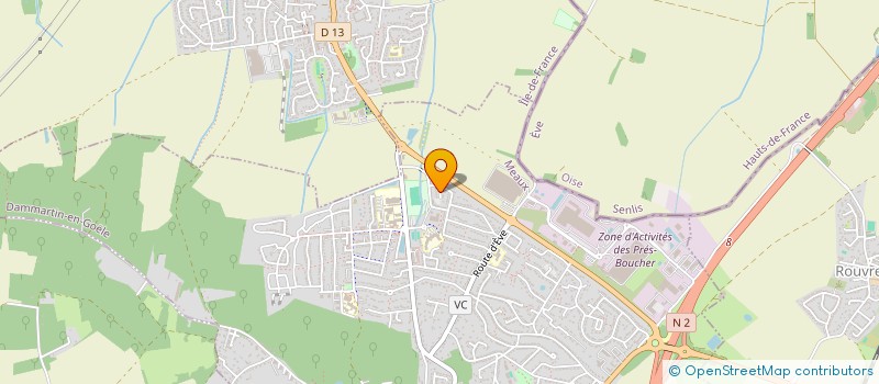 localisation de l'entreprise 878 229 129   DAMMARTIN-EN-GOELE