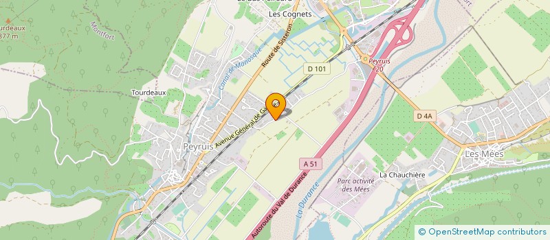 localisation de l'entreprise 878 253 632   CHATEAU-ARNOUX-SAINT-AUBAN