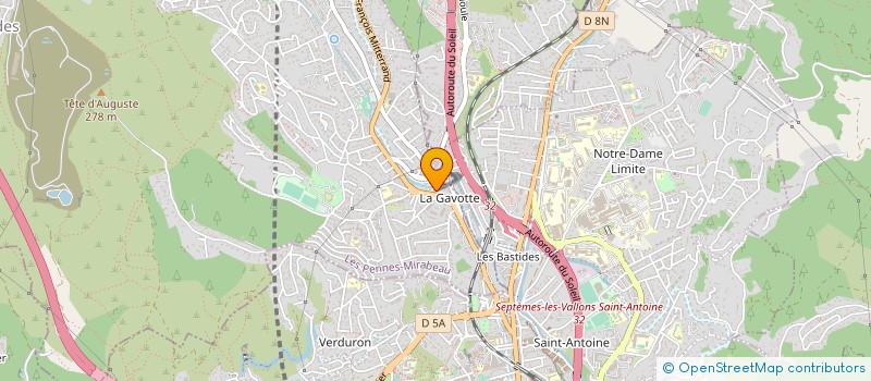localisation de l'entreprise 878 258 250 à LES PENNES-MIRABEAU