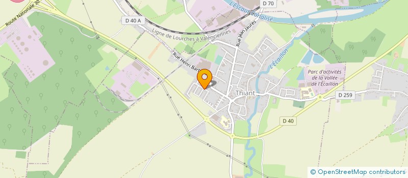 localisation de l'entreprise 878 274 703   ESCAUDAIN