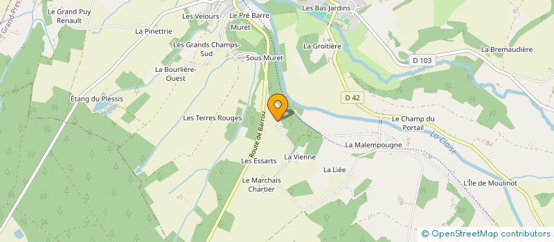 localisation de l'entreprise 878 279 736   LE GRAND-PRESSIGNY