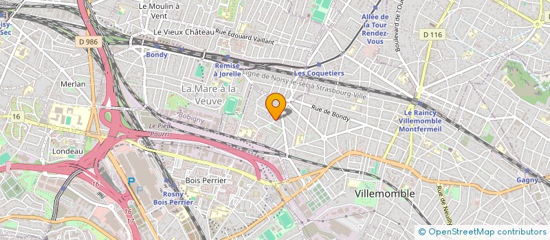 localisation de l'entreprise 878 285 873   LA COURNEUVE