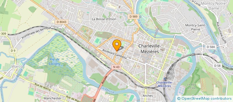 localisation de l'entreprise 878 315 753   CHARLEVILLE-MEZIERES