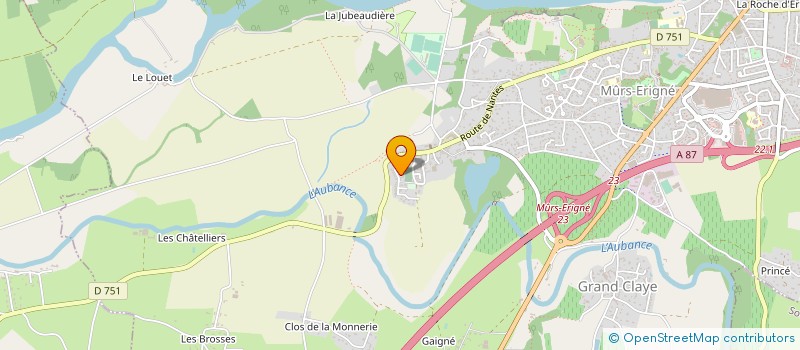 localisation de l'entreprise 878 346 444   MURS-ERIGNE