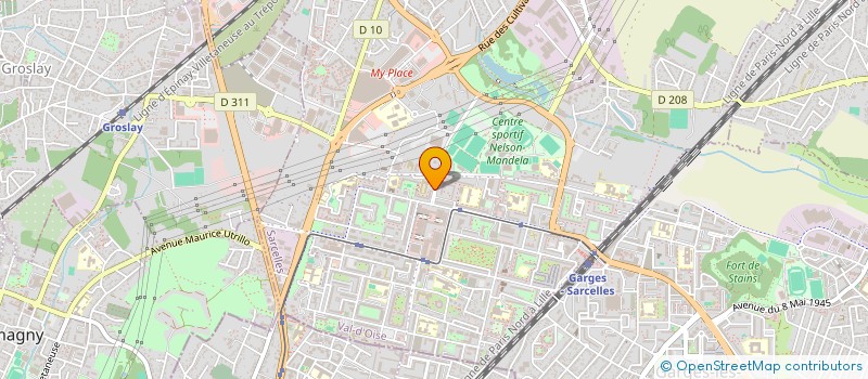 localisation de l'entreprise 878 387 943   COLOMBES
