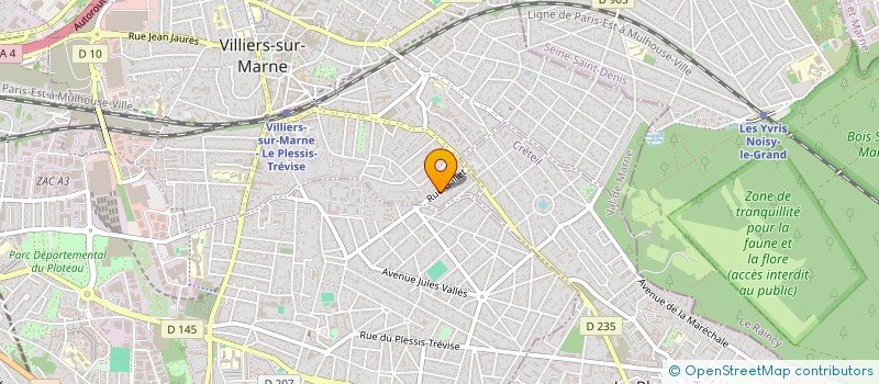 localisation de l'entreprise 878 402 676   VILLIERS-SUR-MARNE