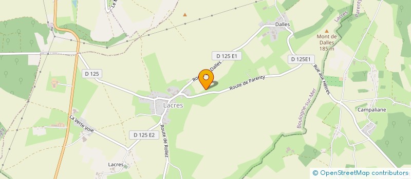 localisation de l'entreprise 878 406 412   LACRES