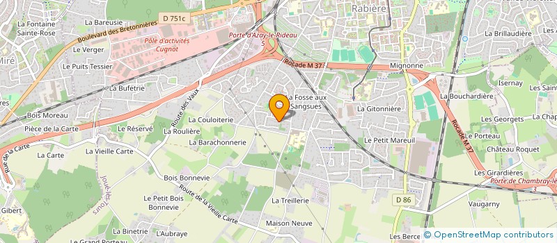 localisation de l'entreprise 878 421 213   VEIGNE