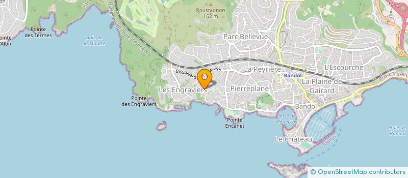 localisation de l'entreprise 878 438 472 à BANDOL