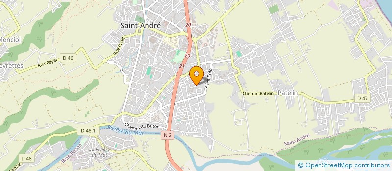 localisation de l'entreprise 878 455 534 à SAINT-ANDRE