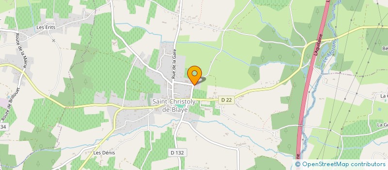 localisation de l'entreprise 878 500 834   SAINT-CHRISTOLY-DE-BLAYE