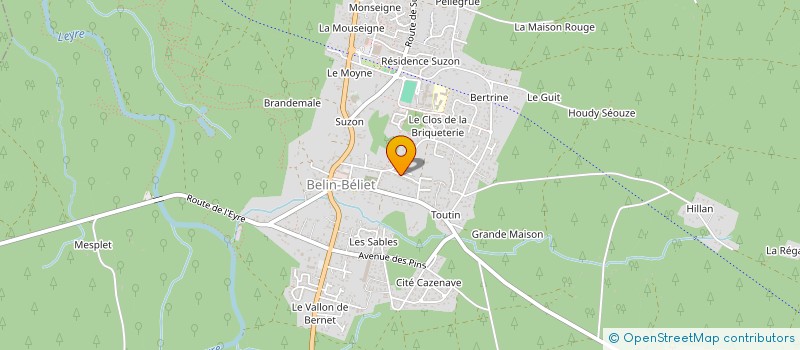 localisation de l'entreprise 878 533 769   BELIN-BELIET