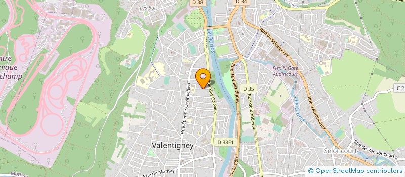 localisation de l'entreprise 878 538 065   VALENTIGNEY