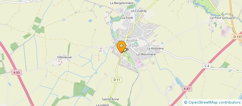 localisation de l'entreprise 878 546 217 à SAINTE-FLORENCE