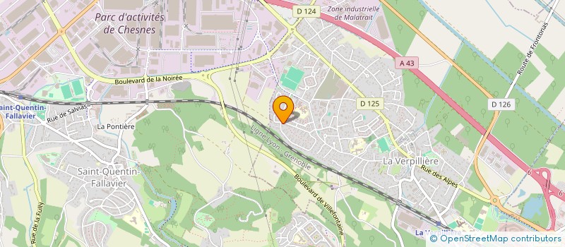 localisation de l'entreprise 878 569 599   SAINT-PIERRE-DE-CHANDIEU