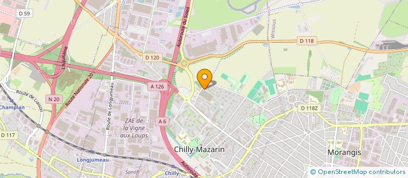 localisation de l'entreprise 878 610 211 à CHILLY-MAZARIN
