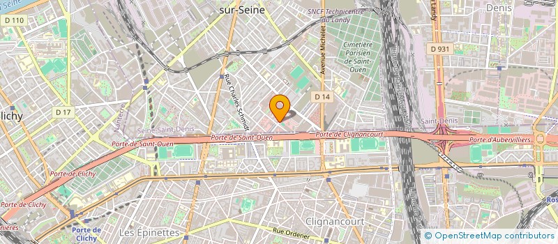 localisation de l'entreprise 878 610 351 à SAINT-OUEN-SUR-SEINE
