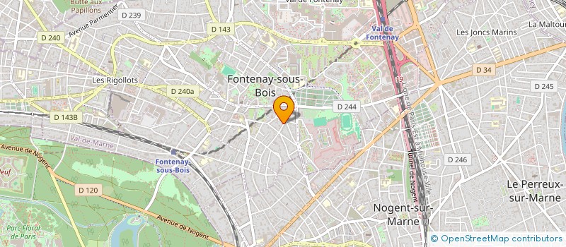 localisation de l'entreprise 878 616 176 à LES LILAS