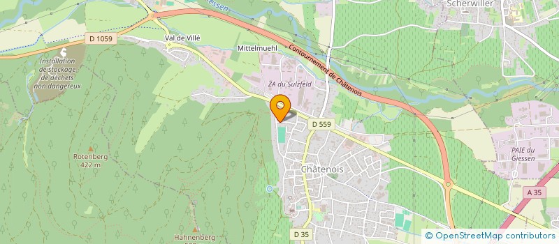 localisation de l'entreprise 878 629 906   CHATENOIS