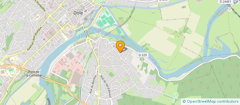localisation de l'entreprise 878 660 034 à DOLE