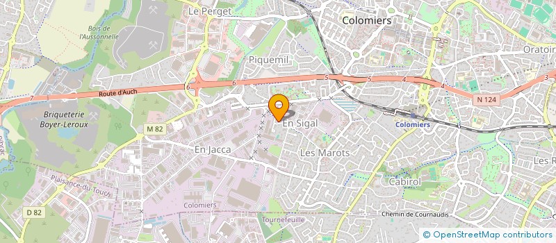 localisation de l'entreprise 878 684 257 à COLOMIERS