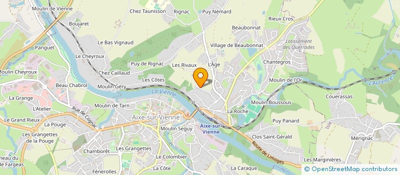 localisation de l'entreprise 878 719 202   AIXE-SUR-VIENNE