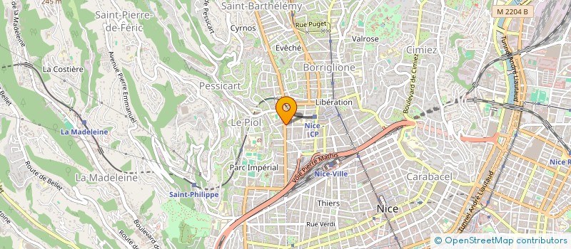 localisation de l'entreprise 878 728 872 à NICE