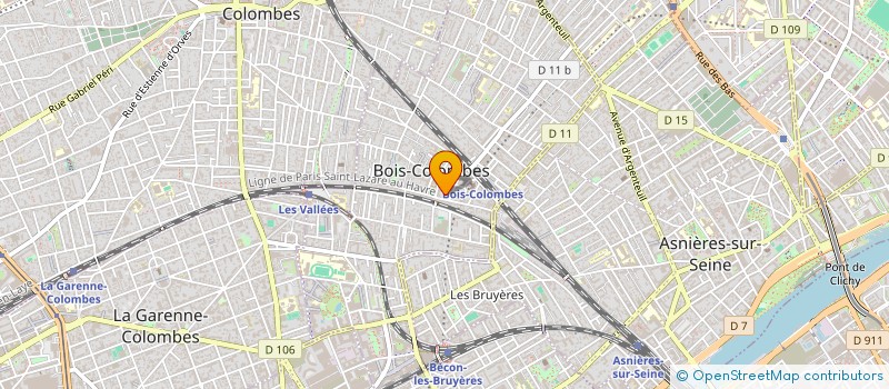 localisation de l'entreprise 878 740 521  à BOIS-COLOMBES