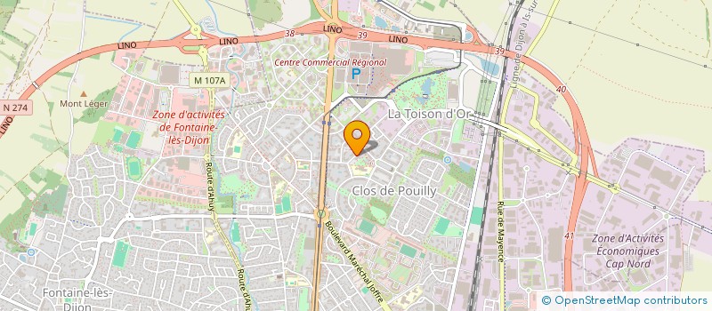 localisation de l'entreprise 878 762 962   DIJON