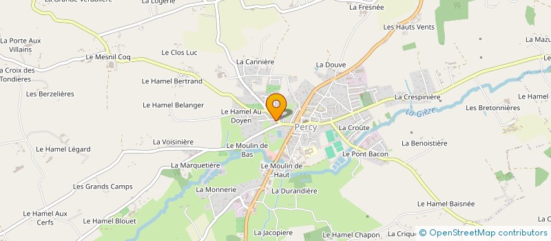 localisation de l'entreprise 878 769 868   PERCY-EN-NORMANDIE